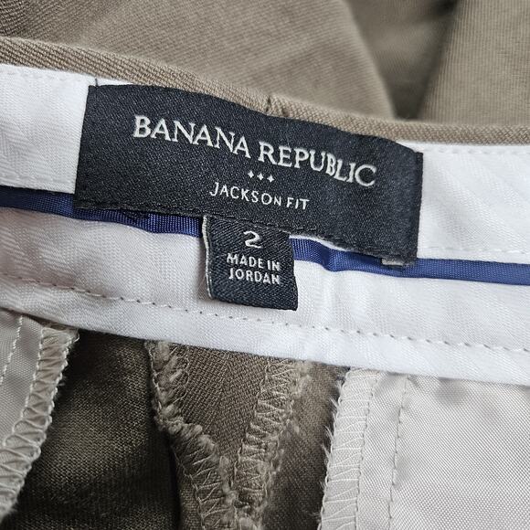 Banana Republic Brown Jackson Fit Dress Pants Size 4 - Picture 3 of 4